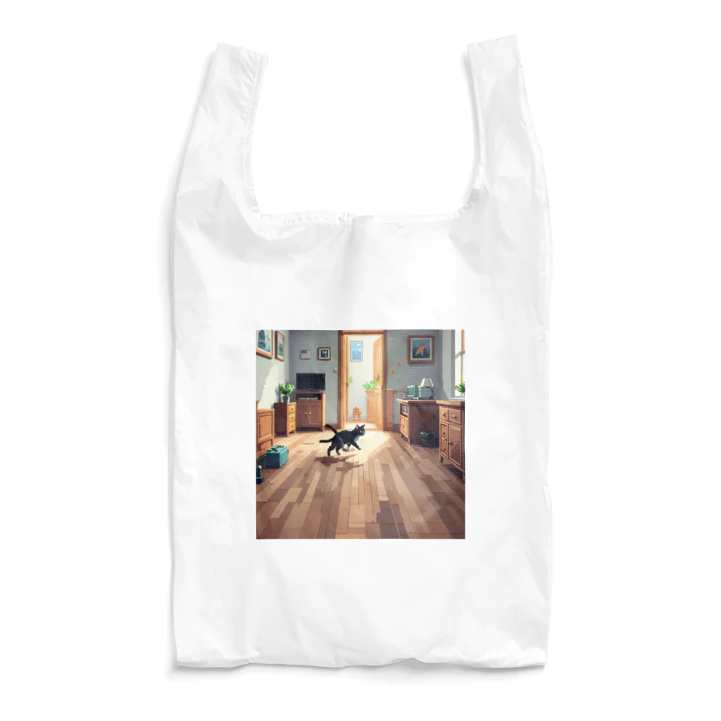 三毛猫shopの部屋を走る猫 Reusable Bag
