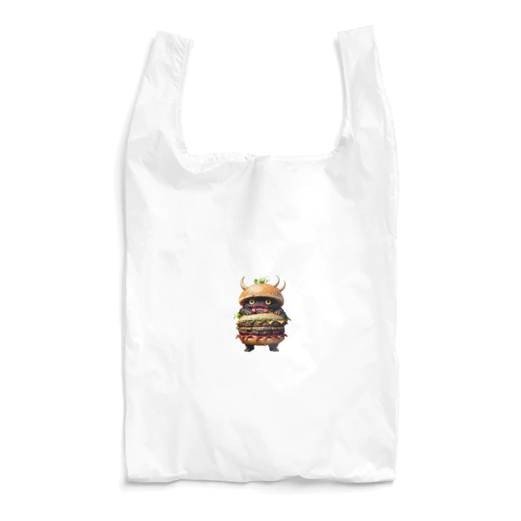 AI妖怪大図鑑のトリプル肉厚ビーフバーガー妖怪　バグドガルド Reusable Bag