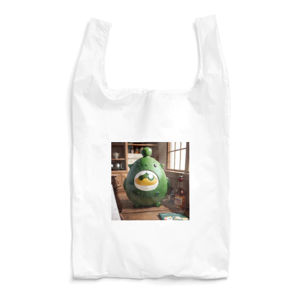 LONGSTONEのモンスターフィギュア　グリーンエッグ Reusable Bag