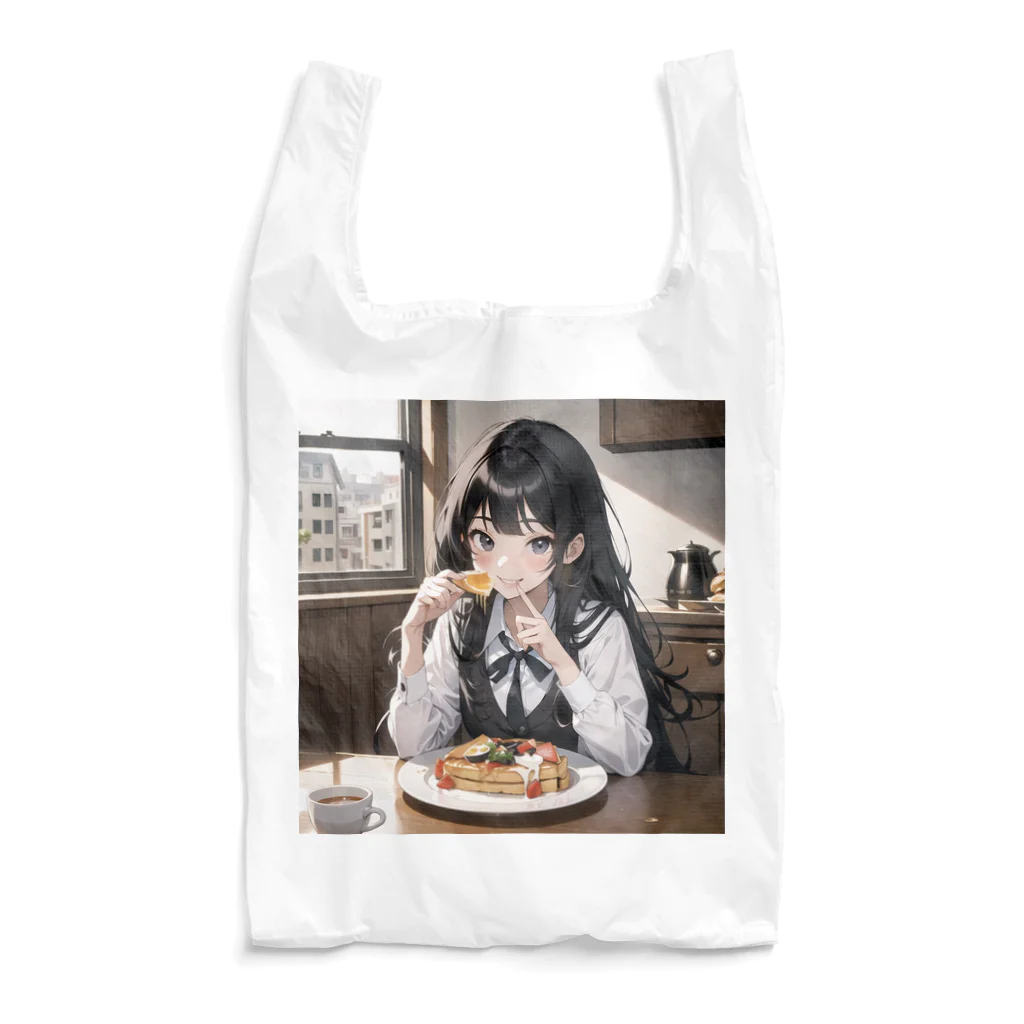 sgt-chikaraの朝食中の女子高生2 Reusable Bag