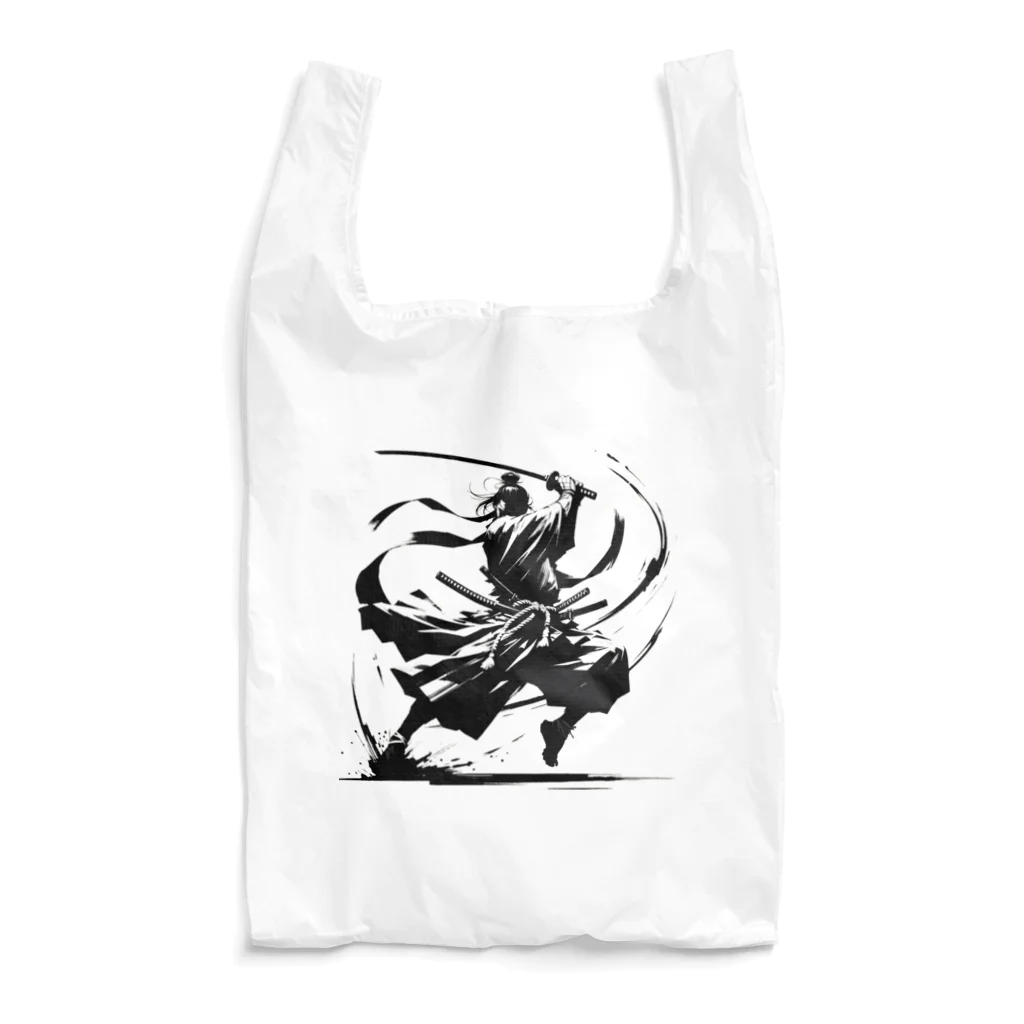 Sunlit HorizonのA lonely SAMURAI Reusable Bag