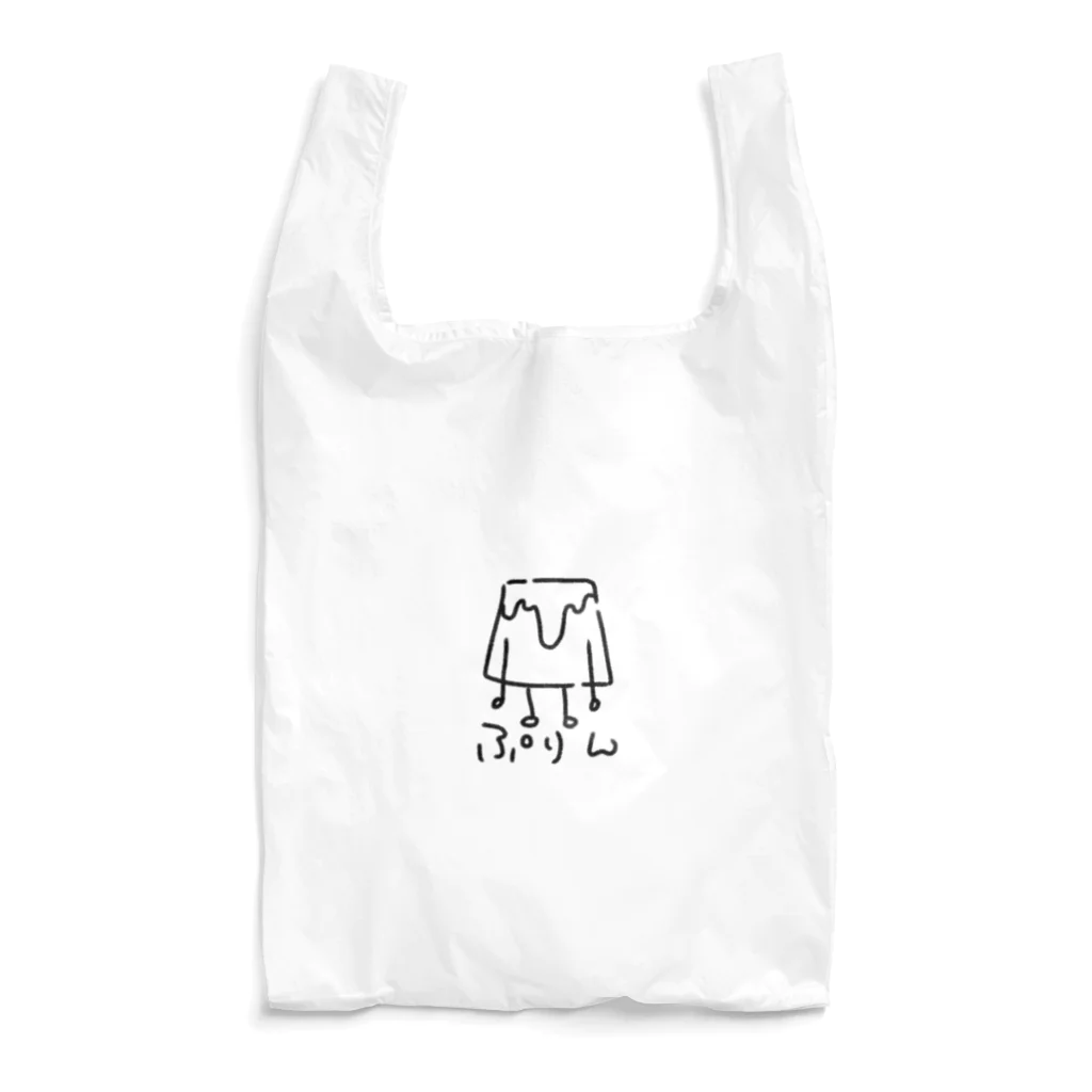 しなもるびゅっふぇのぷりん(白黒) Reusable Bag