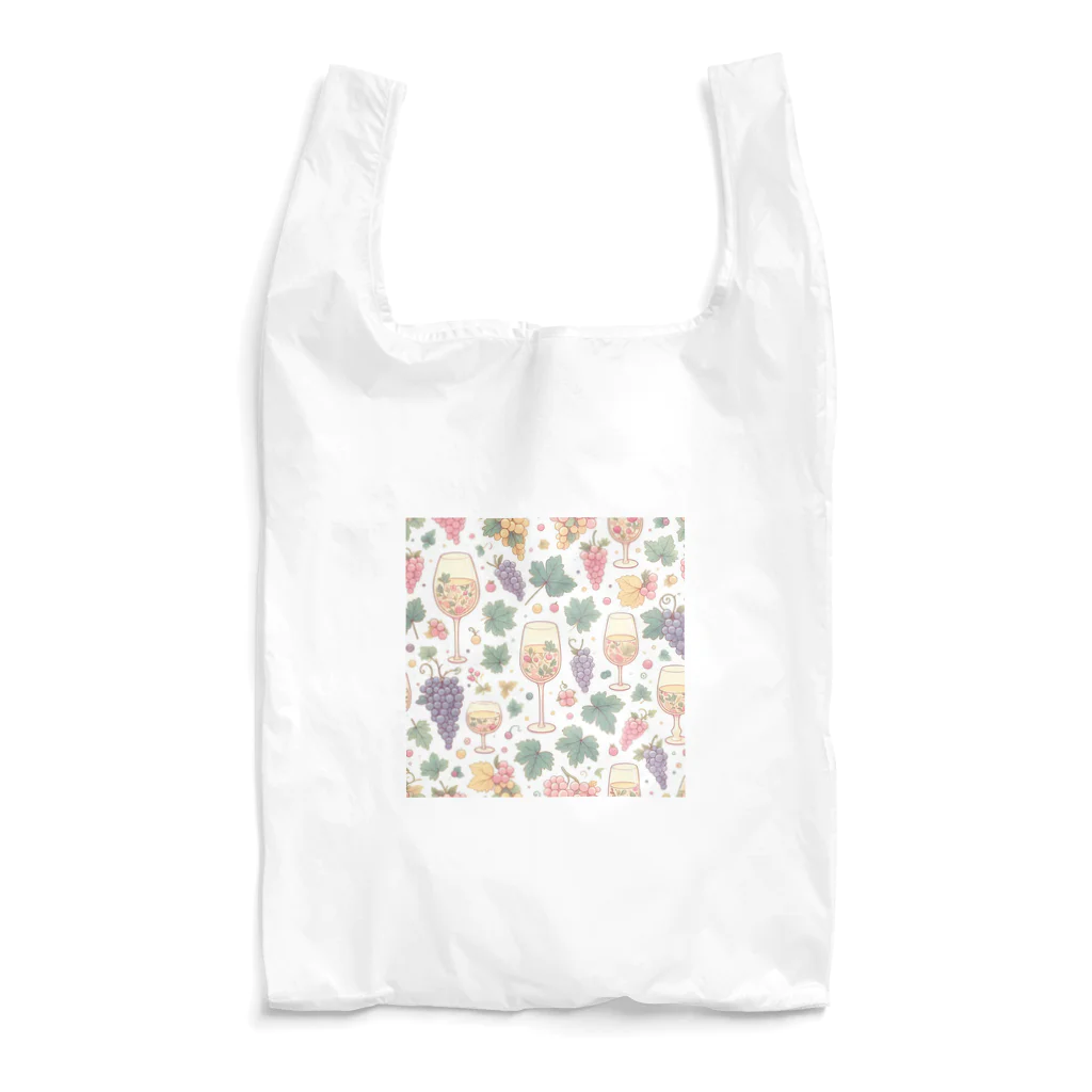 MOONY'S Wine ClosetのWine and Grapes Reusable Bag