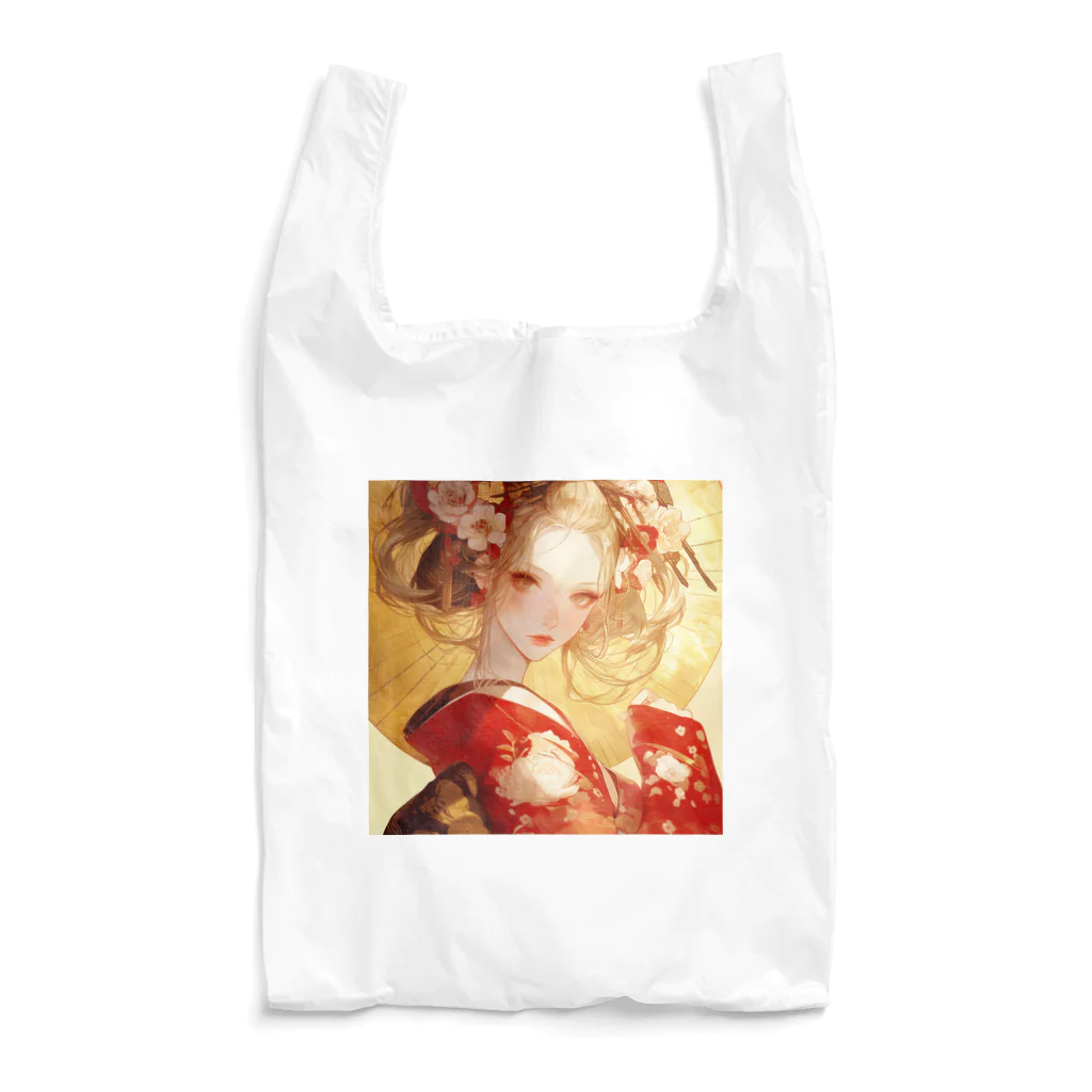 AQUAMETAVERSEの金の光に輝く赤い姫 Marsa 106 Reusable Bag
