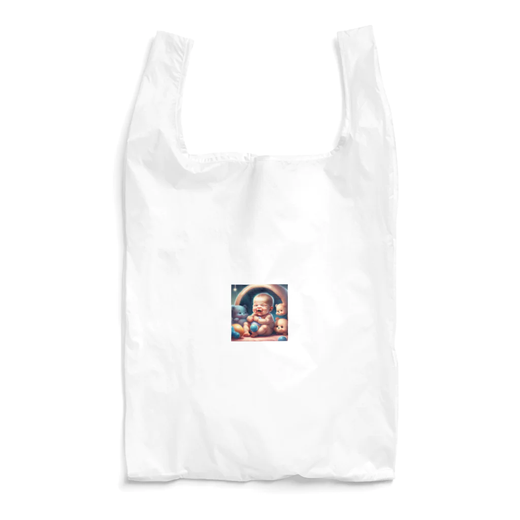 pompomダンスのぷくぷく赤ちゃん Reusable Bag