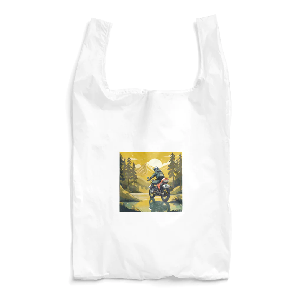 shime_savaの旅するバイカー Reusable Bag