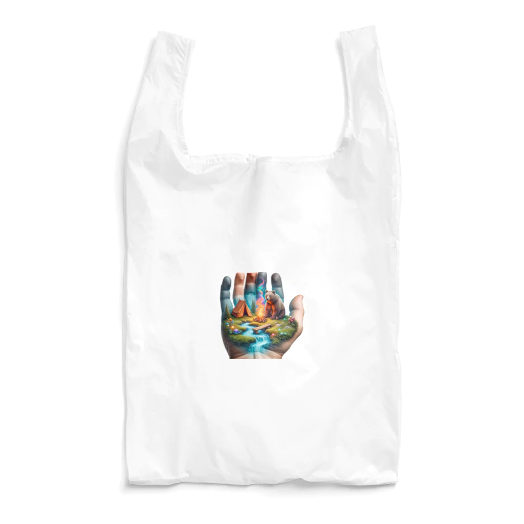 EseCAMPのキャンプ熊シリーズ Reusable Bag