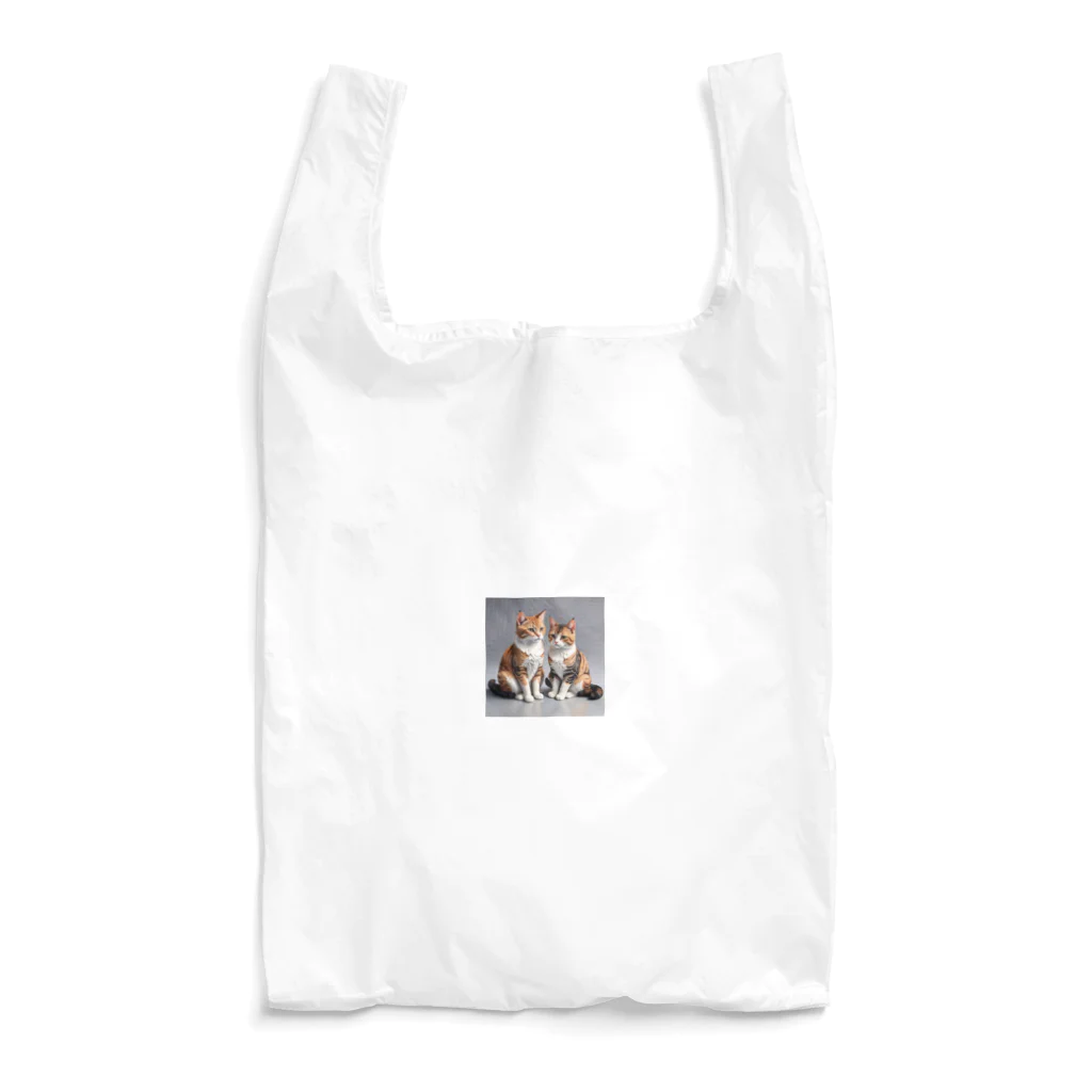 Kobayashi Kayoのデート中の猫 Reusable Bag