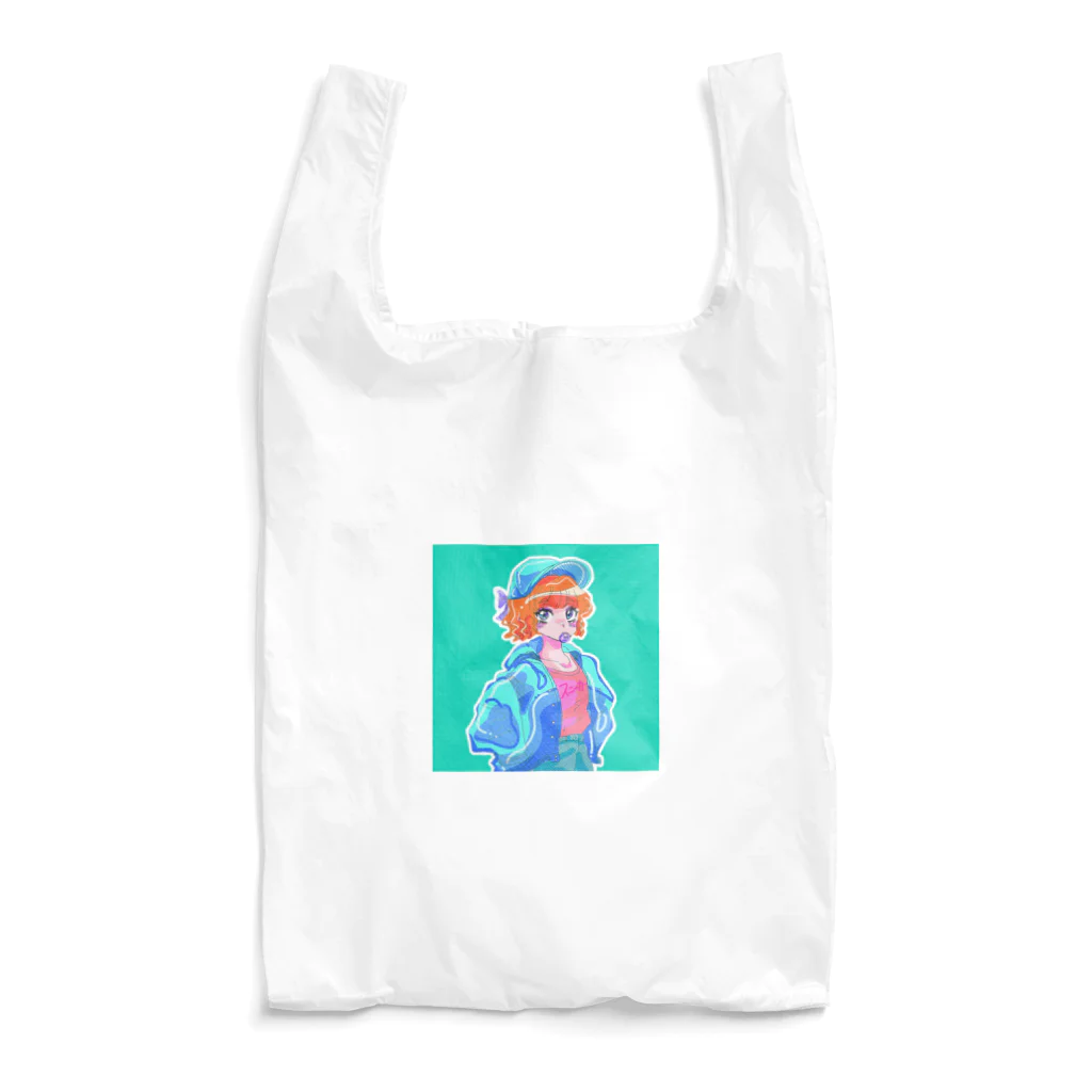 🍓IchigoAme🍓のボーイッシュガールグリーン Reusable Bag