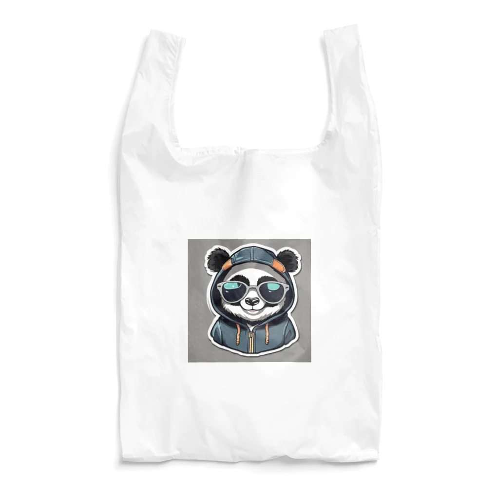 pandownloadのパーカーサングラスのワルパンダ？ Reusable Bag