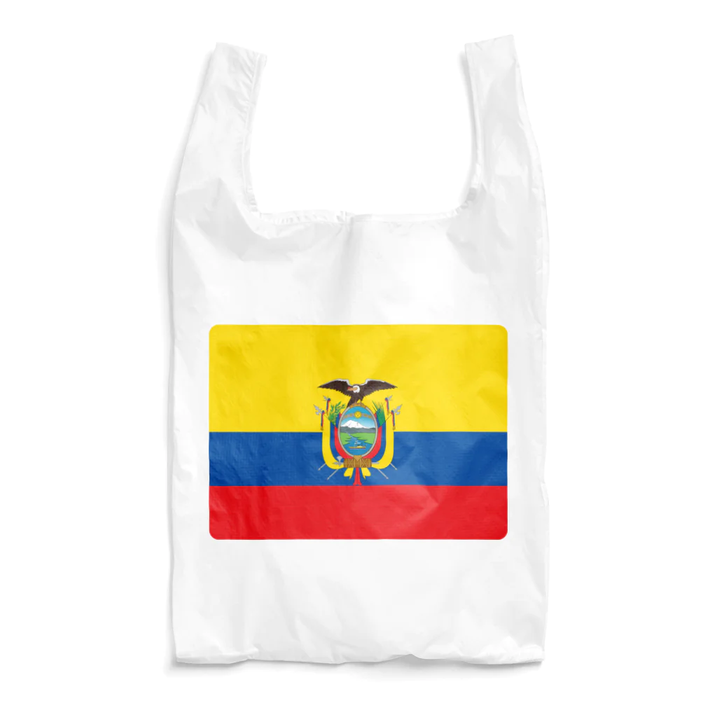 お絵かき屋さんのエクアドルの国旗 Reusable Bag