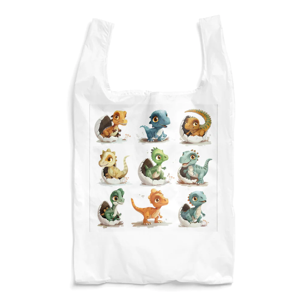 AQUAMETAVERSEの恐竜勢揃い　なでしこ1478 Reusable Bag