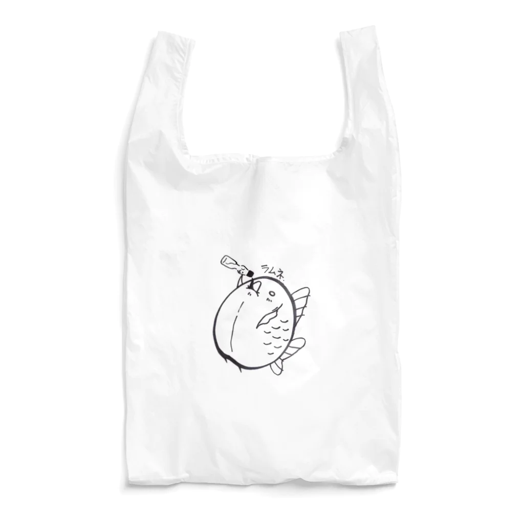 ラクガキ化け金魚のラムネ Reusable Bag