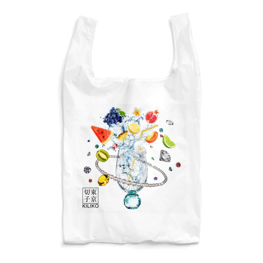 KILIKOStudiosの虹が出る東京切子　エメラルド Reusable Bag