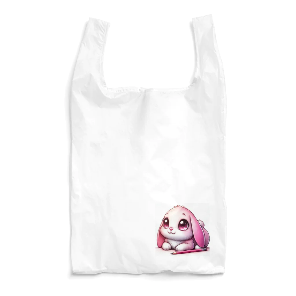 canneleのピンクウサギ Reusable Bag