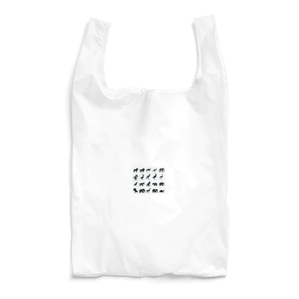 minaminokahoの可愛い動物たちの影 Reusable Bag