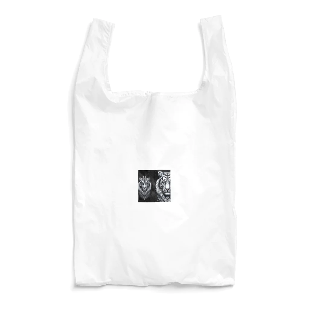 dai-k_1977のカッコいい強そうなトラ Reusable Bag