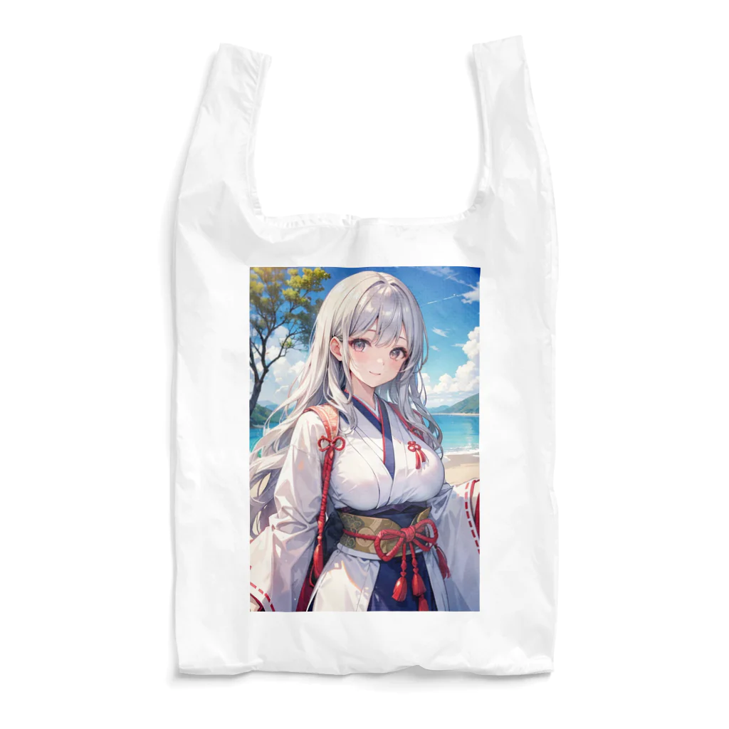 巫女スタぐらむの母性溢れる巫女 Reusable Bag