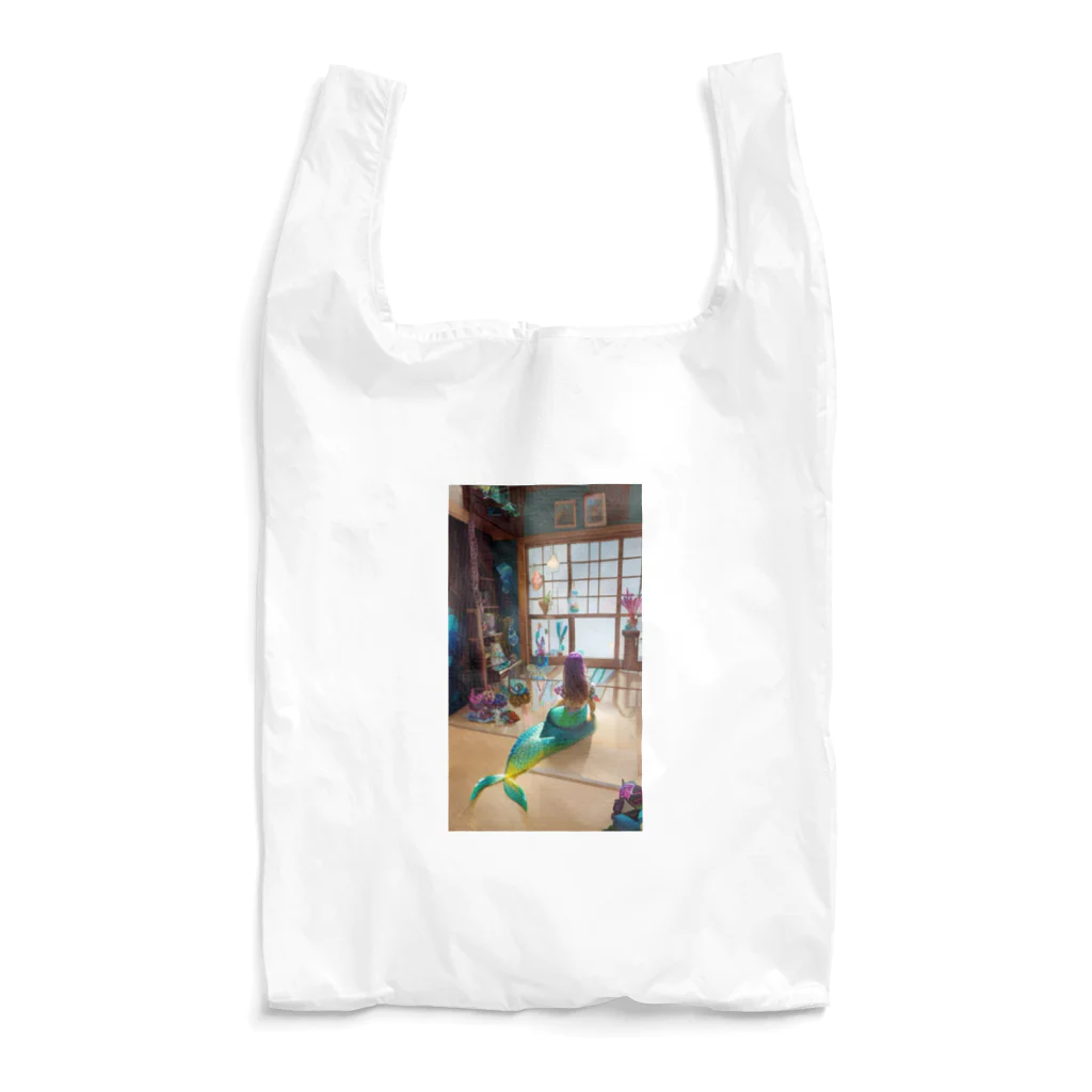 SNOOPYの子ども部屋の人魚姫 Reusable Bag