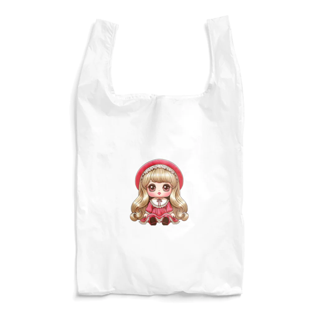 ミントキャンディのレトロなDOLL Reusable Bag