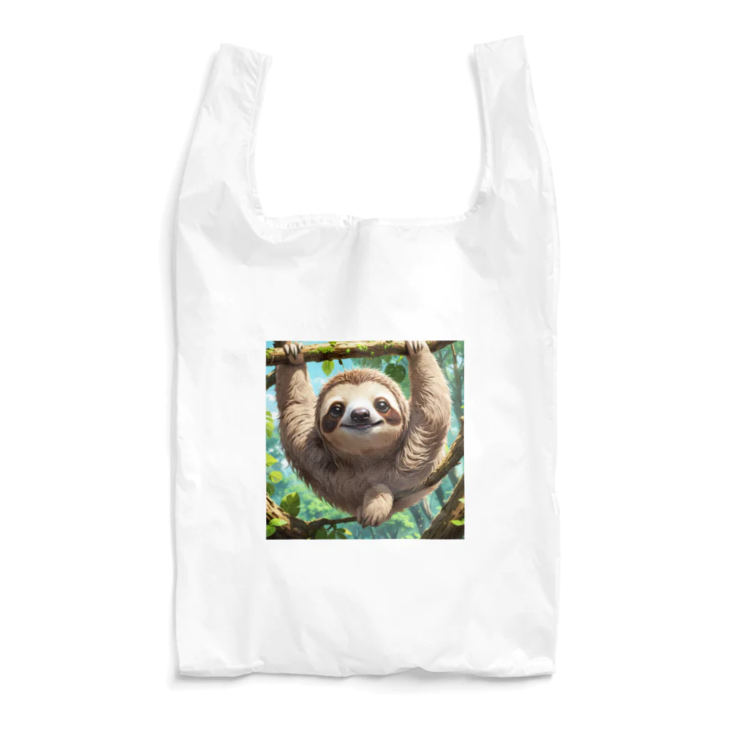 Kikimimiネコのもふもふナマケモノ Reusable Bag