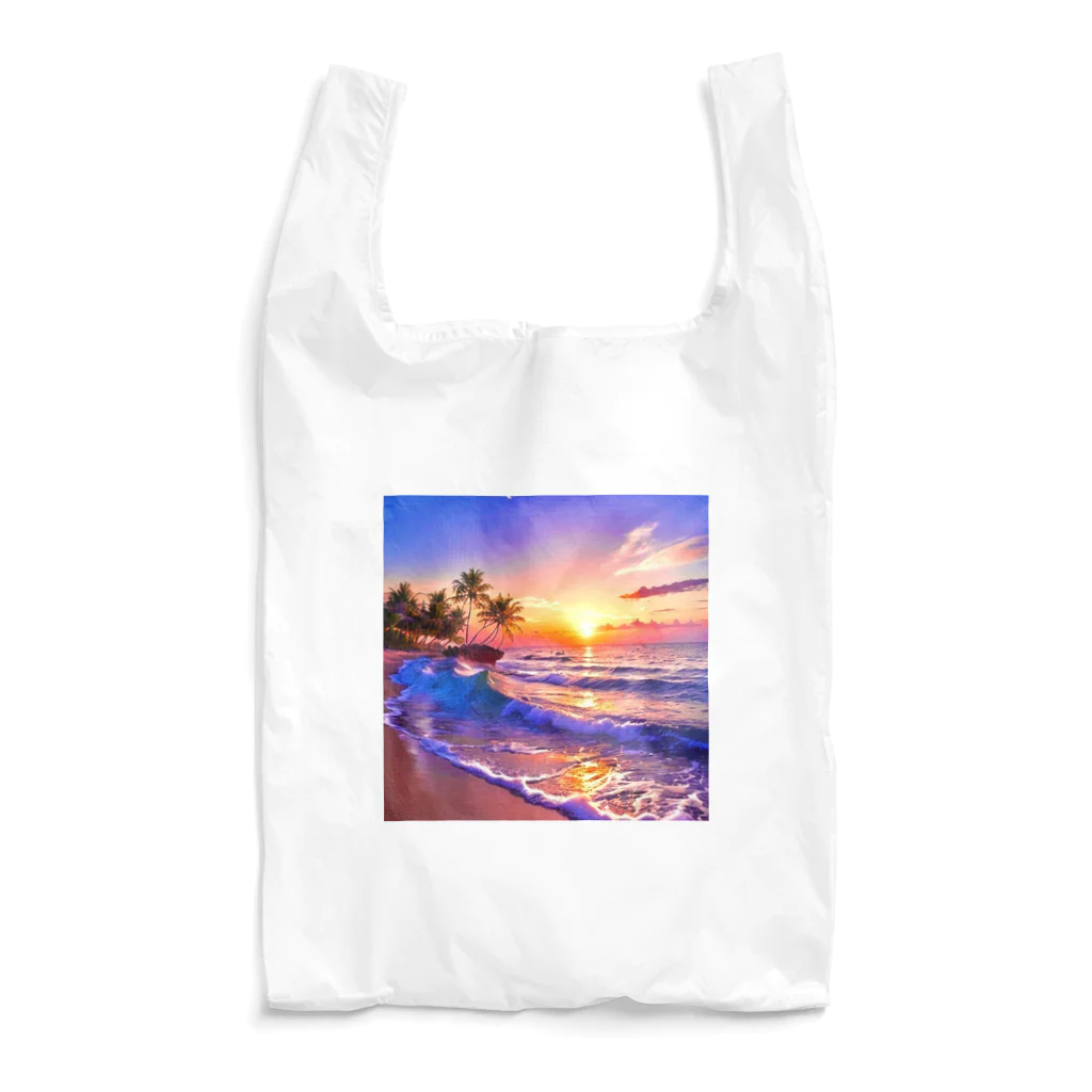 11mi_mi11の🌴ビーチサンセット☀ Reusable Bag