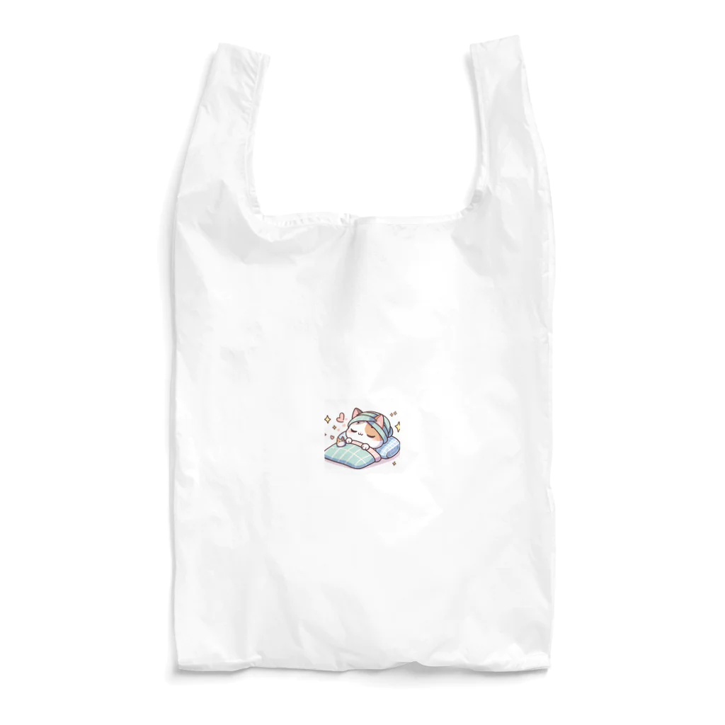 りのショップのゆるかわネコグッズ Reusable Bag