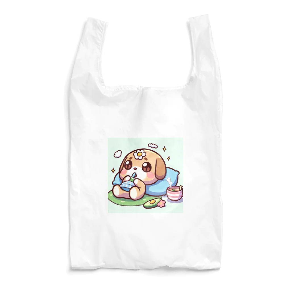 りのショップの癒されるゆるカワ犬グッズ Reusable Bag