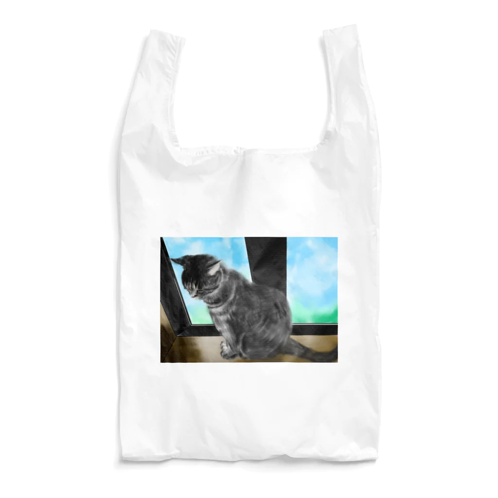 ONPu.ARTのCats ＆ Window Reusable Bag