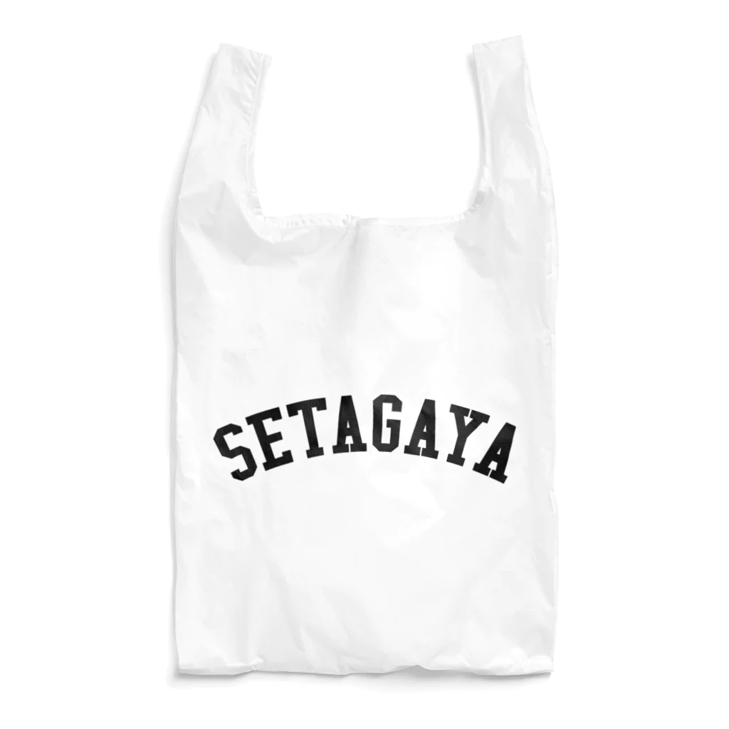 せたが屋さんの世田谷Tシャツ　ブラックロゴ(setagaya item) エコバッグ