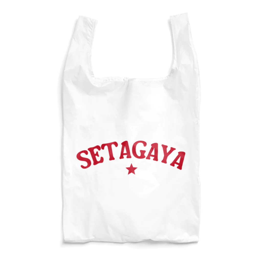 せたが屋さんの世田谷グッズ　レッドロゴ（setagaya item） エコバッグ