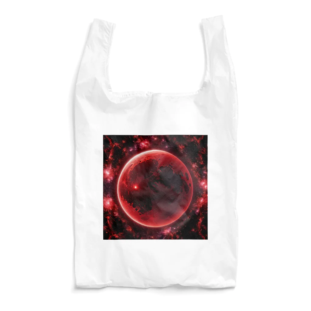 toshi_7の赤く満ちる月 Reusable Bag