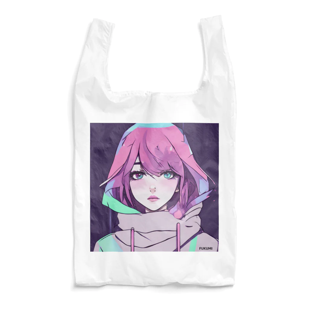 近未来美少女「オッドアイ」の近未来美少女「オッドアイ」 Reusable Bag