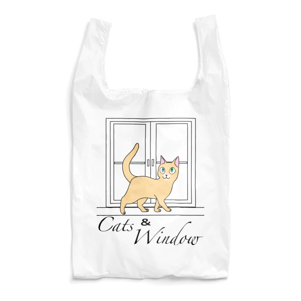 ONPu.ARTのCats & Windowシリーズ エコバッグ