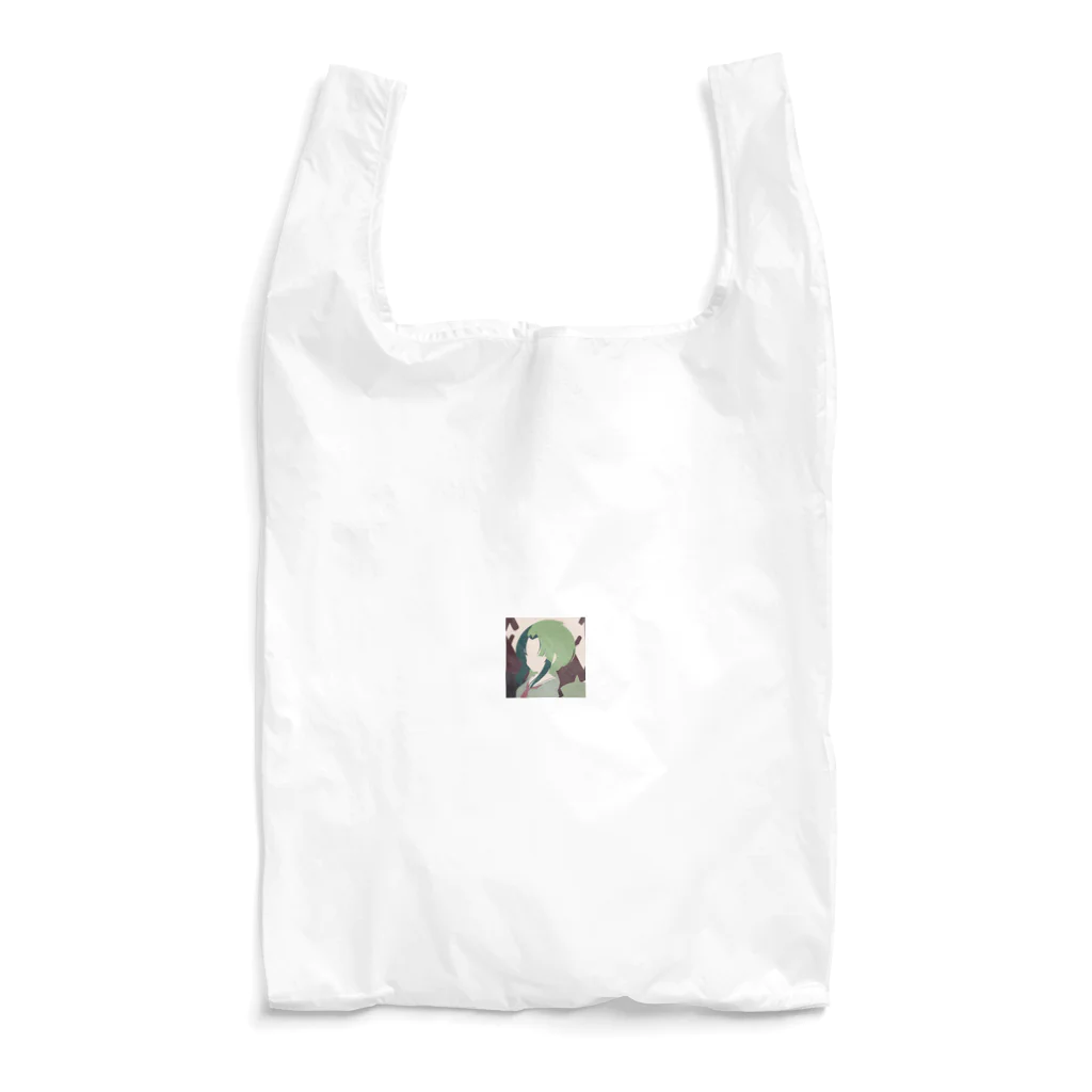 Riollaの緑の女の子 Reusable Bag