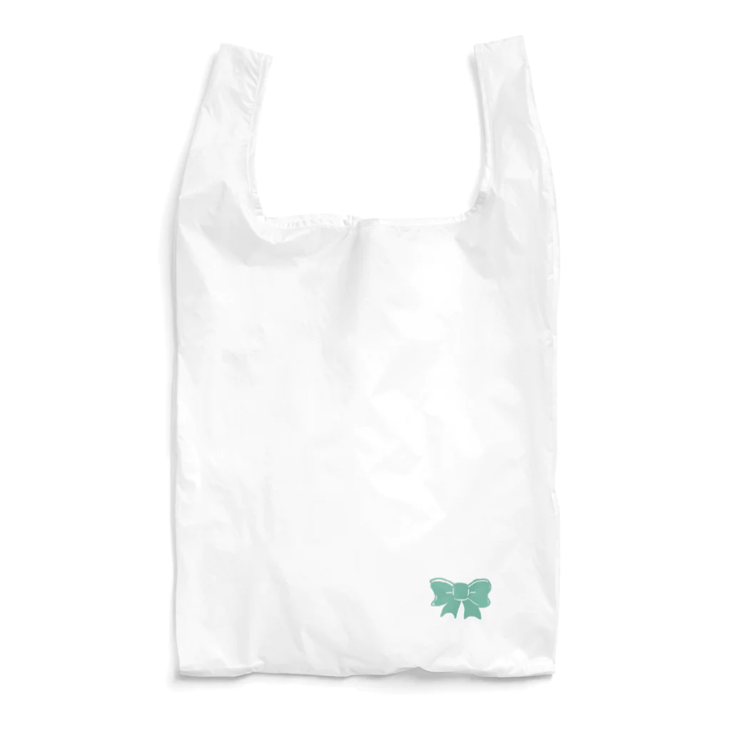 sb&colorの青竹色リボン Reusable Bag