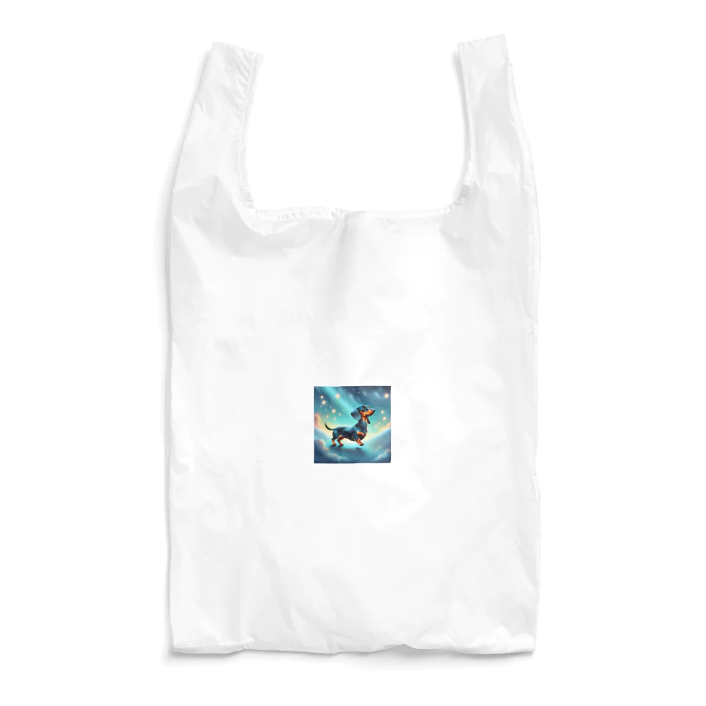 Tom's　ＳＨＯＰの星空を散歩するミニチュアダックスフンド Reusable Bag