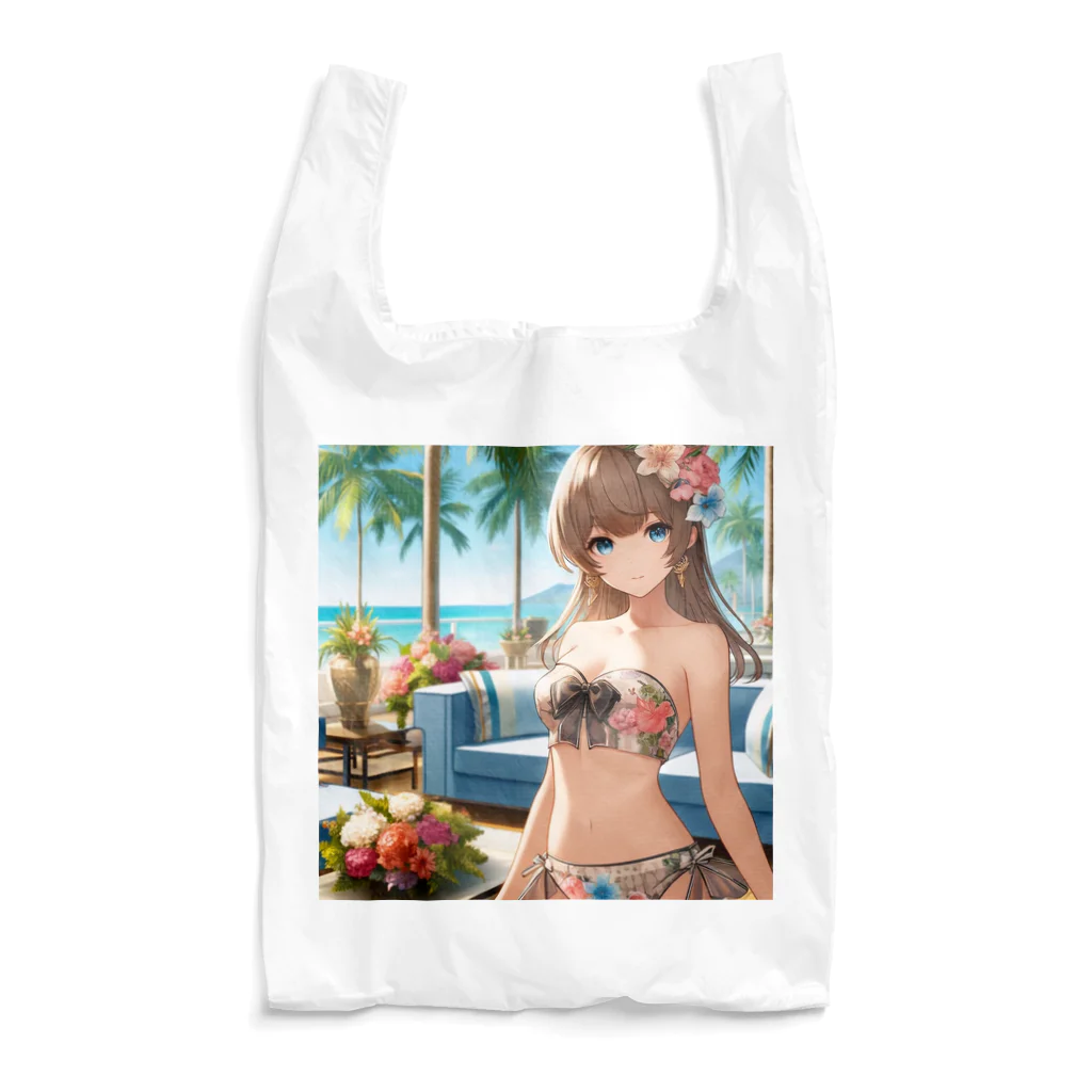 かるるんショップの海と南国と水着と　夏休み Reusable Bag