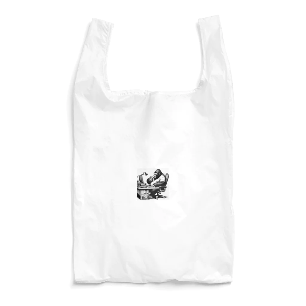 namidamakiのサラリーマンゴリラの昼食 Reusable Bag