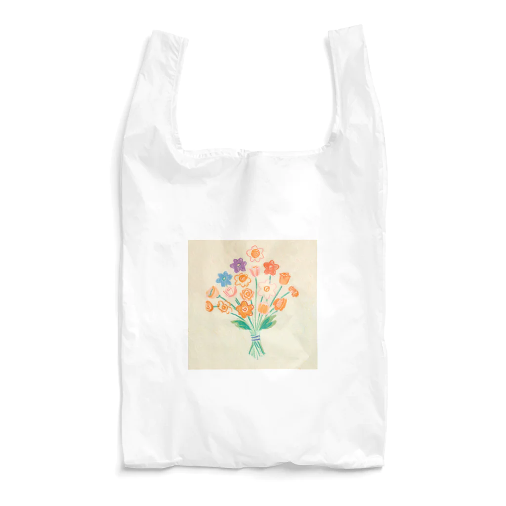 ひちゃんのお絵描きのお絵描き花束 Reusable Bag