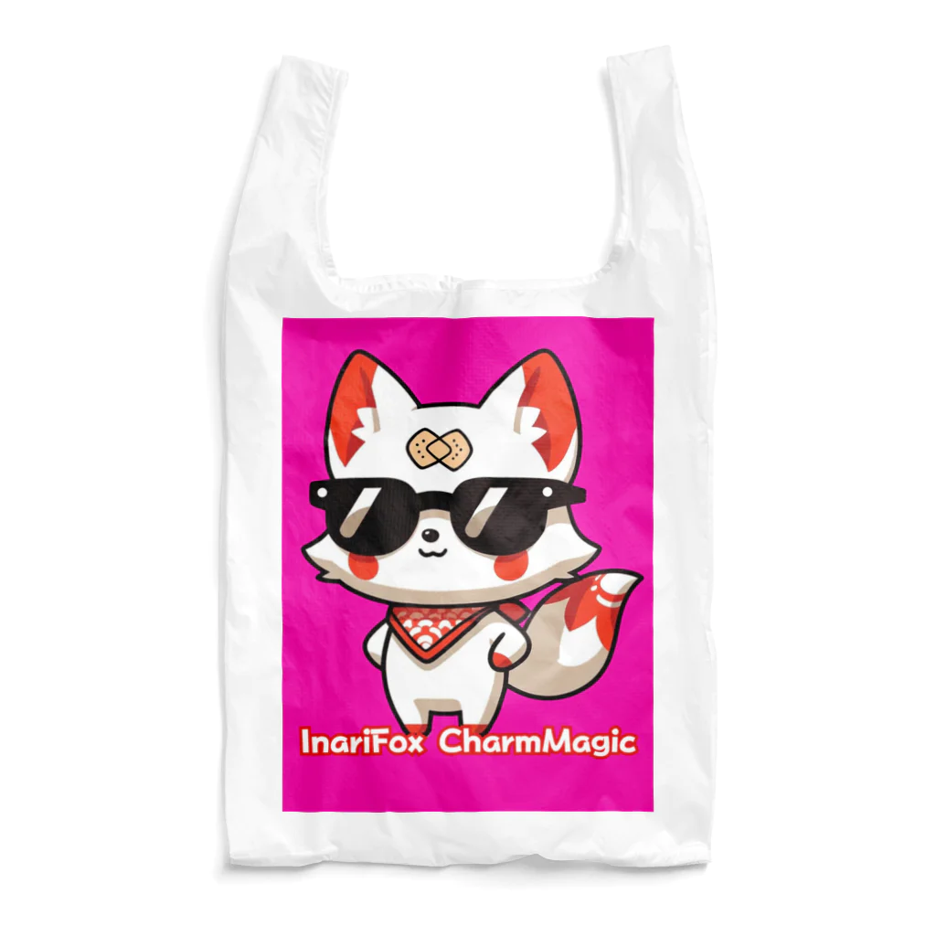 大江戸花火祭りのInariFox CharmMagic～稲荷の狐4 Reusable Bag