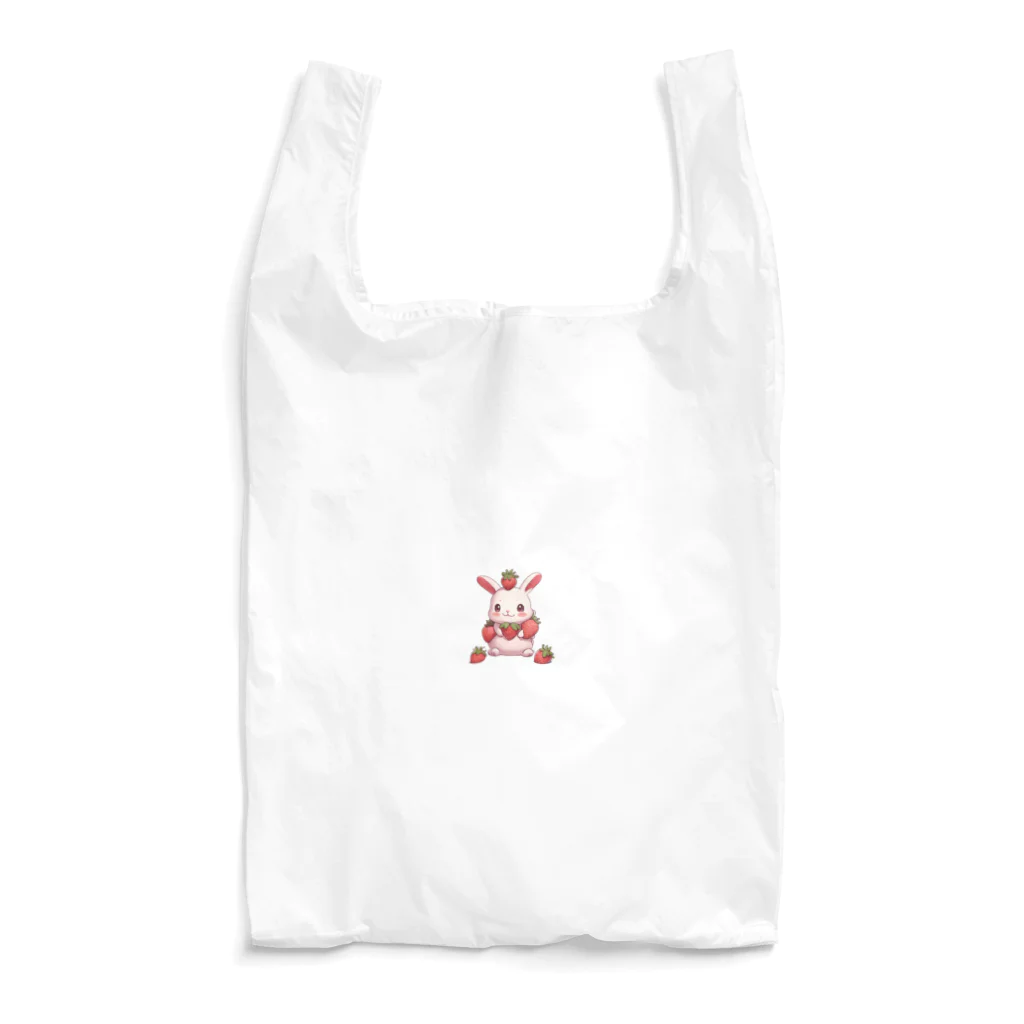 うさぎウサギのうさぎといちご Reusable Bag