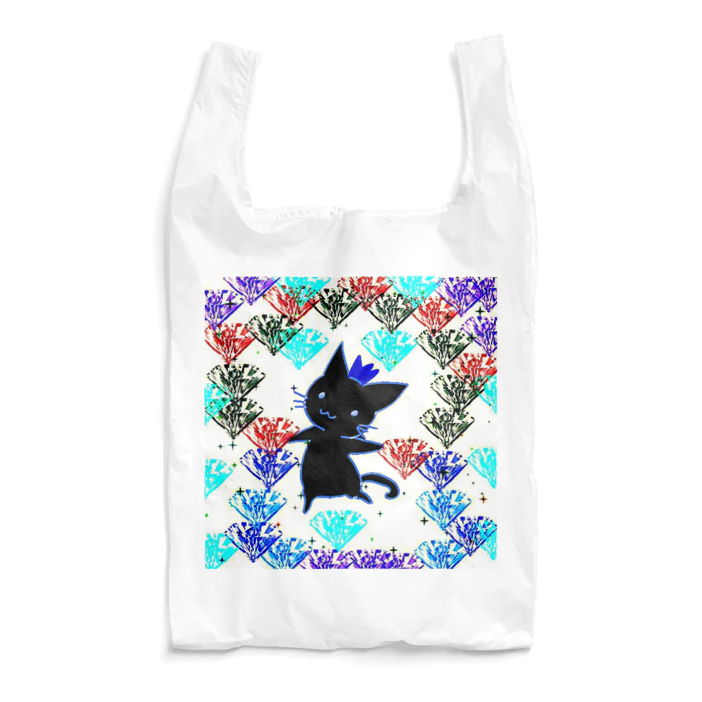 エネハピる〜🫧✨の🌹✨Dancing SHADOW Cat✨ Reusable Bag