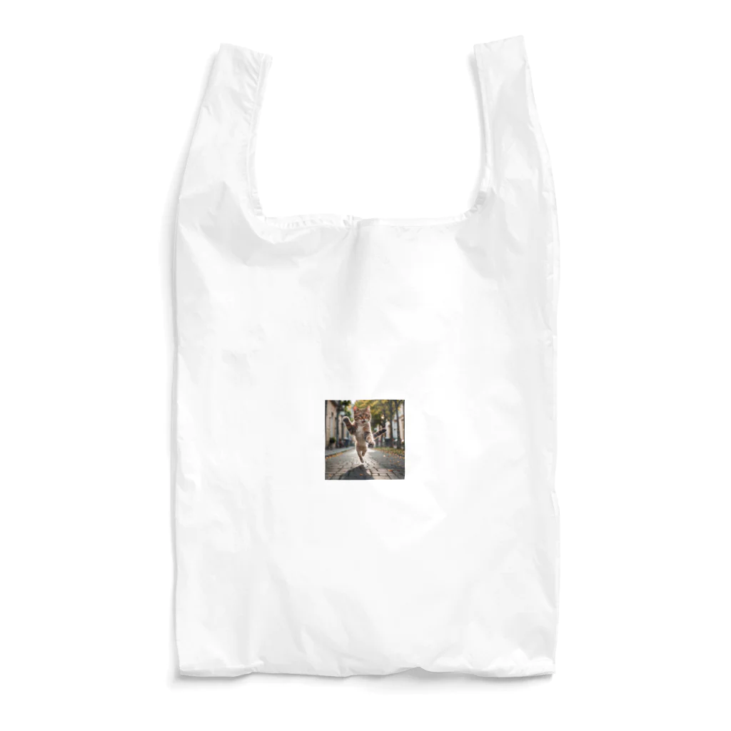 たそがれ！動物村の猫った驚いた Reusable Bag