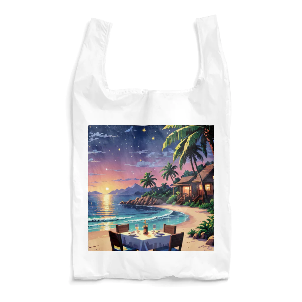 Paradise ExploreのMoonlit Palm Haven Reusable Bag