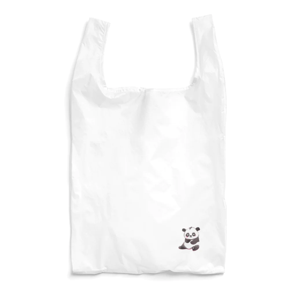 Narisukeのかわいいパンダさん Reusable Bag