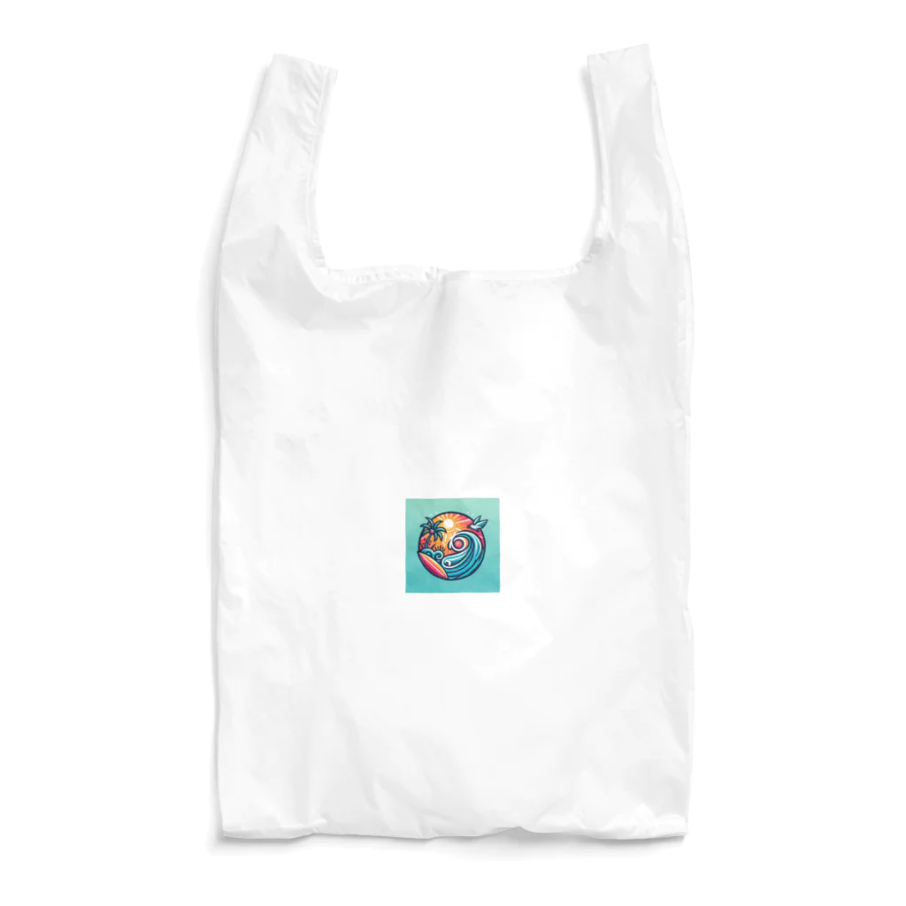 ノアSHOPの波乗り好きにピッタリな可愛いサーフィンロゴ♪ Reusable Bag