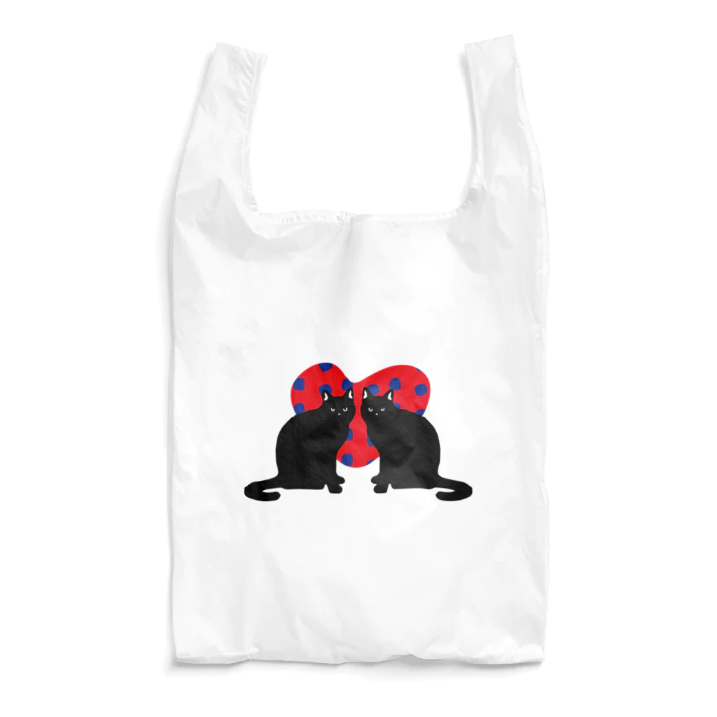 ８９６の黒猫ダブル Reusable Bag