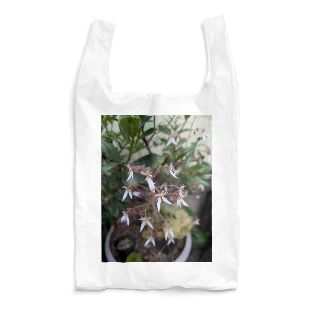 ミクロのユキノシタのお花が可愛らしい〜 Reusable Bag