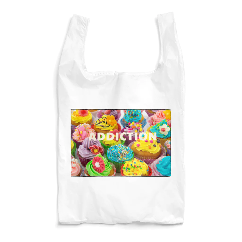 HappyFaceMarketのカップケーキ中毒アディクション Reusable Bag